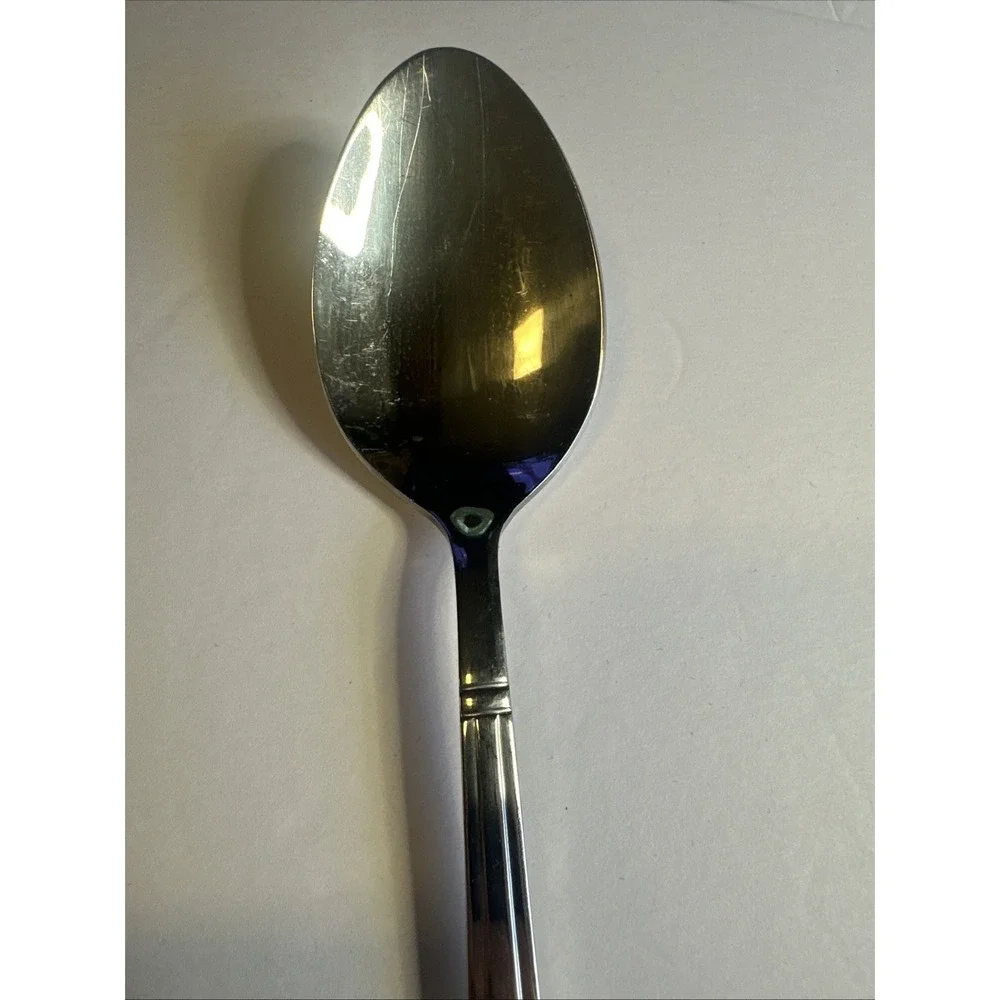 Geo by Cuisinart STAINLESS FLATWARE 18/10 Serving Spoon 8 1/2 Inches